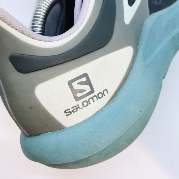 Salomon Predict MOD Shoe 413122 Womens 8 Gray Mint Teal Gorpcore Lace Up Sneaker - Picture 10 of 11